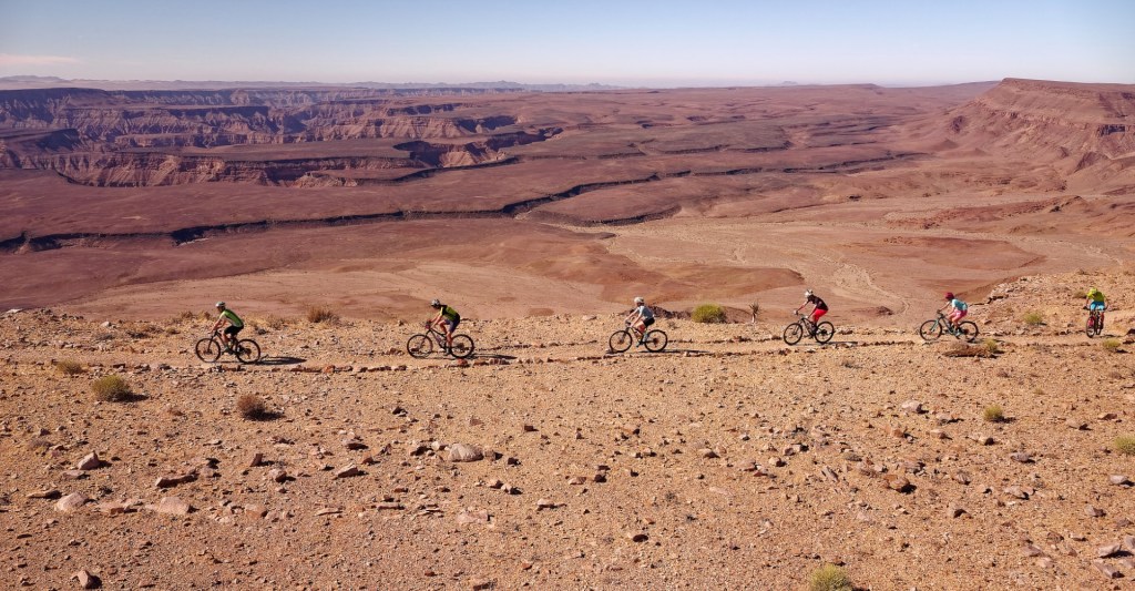 Hiking in the Fish River Canyon area