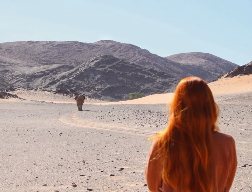 Hildegard et Tom lors de l’un de leurs voyages