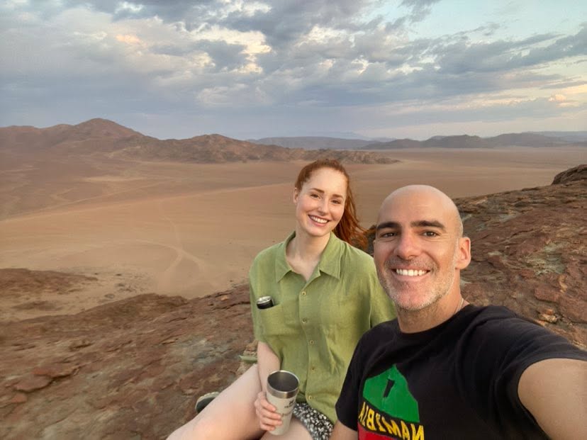 Hildegard et Tom lors de l’un de leurs voyages